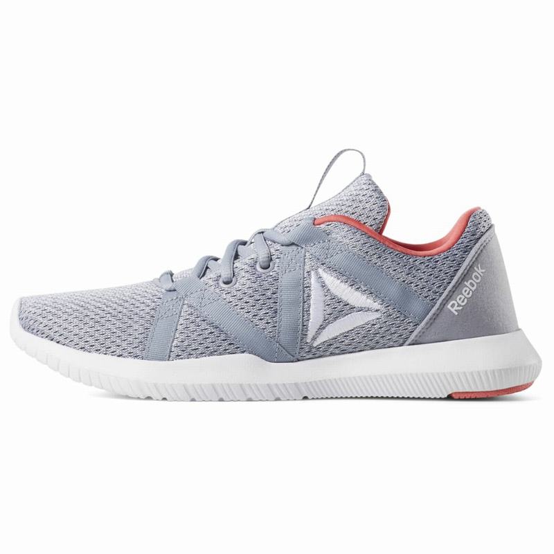 Adidasi Training Reebok Reago Essential Dama Gri/Albi/Roz Romania FT6617CQ